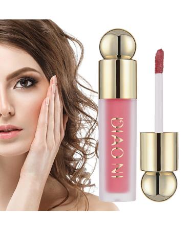 Blush Stick - Blendable Cheek Tint Soft Matte Dewy Moisturizing Lightweight Milk Blush Sweatproof Waterproof Face Blush Long-Lasting Makeup Blush for Women Girl Pochy 5#