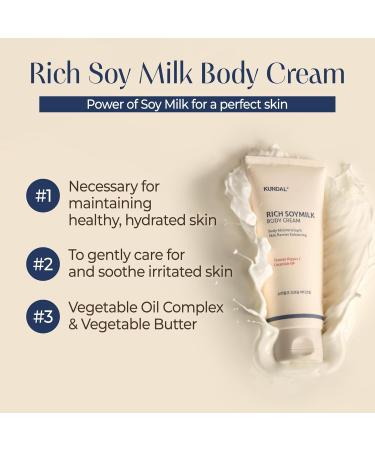 KUNDAL Rich Soymilk Creamy Body Care Set - Mellow Vanilla | Body Wash & Body Cream for Luxurious Skin Care - International Shipping Available - Buy Online on GoSupps.com