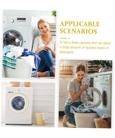 Alipis 3pcs Washing Storage Bucket Containers with Lids Laundry Beads Container Laundry Bin Detergent Dispenser Guest Bathroom Wrought Iron Laundry Tub Laundry Detergent - Buy Online on GoSupps.com