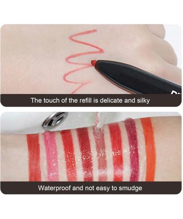 4-in-1 Lip Pen | Squeeze Lip Pencil Makeup Pen Lip Liner - Long-Lasting Waterproof Lip Liner for Everyday Makeup Gifts for Women and Parties - Buy Online on GoSupps.com