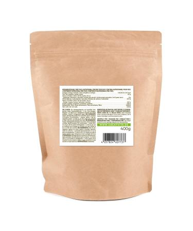GreatVita Organic Ashwagandha Powder 400g Pure Additive-Free Supplement for Stress Relief & Wellness - Buy Online on GoSupps.com