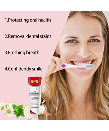 SP6 Probiotic Whitening Toothpaste SP6 Ultra Whitening Toothpaste SP6 Probiotic Whitening Toothpaste SP6 Whitening Toothpaste SP6 Whitening Toothpaste (2 PCS) - Buy Online on GoSupps.com