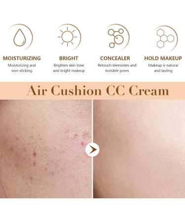 Air Cushion CC Cream Mushroom Head Mushroom Head Air Cushion CC Cream Moisturizing Concealer BB Cream Foundation Makeup Long-Lasting Matte Waterproof Moisturizing Concealer (Natural 1 Pcs) 1 g (Pack of 1) Natural - Buy Online on GoSupps.com