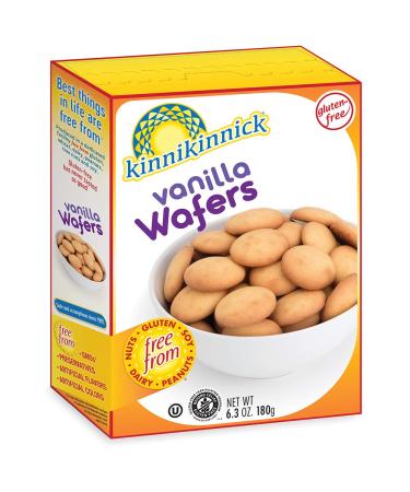 Kinnikinnick Vanilla Wafer, 6.3 Ounce (Pack of 6)