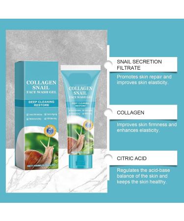 Gentle Exfoliating Facial Cleansing Gel - Repair Deep Clean & Hydrate Skin Reduce Melanin & Even Skin Tone(2PCS) - Buy Online on GoSupps.com