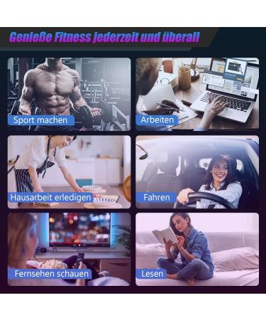 EMS Abdominal Muscle Trainer - Full-Body Workout Device with 8 Modes & 15 Intensities | Includes 10 Replacement Hydrogels - Buy Online on GoSupps.com