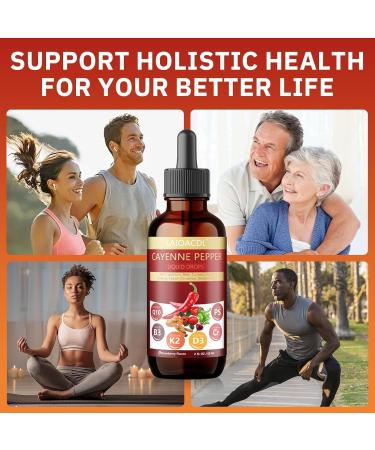 Cayenne Pepper Drops Vegetarian NO-GMO Vitamin D3 K2 Turmeric Supplement Gut Health Beetroot Drops Hawthorn Berry Beet Root Powder Ceylon Cinnamon Turmeric Curcumin Berberine(1 Pack) Strawberry 2 Fl Oz (Pack of 1) - Buy Online on GoSupps.com
