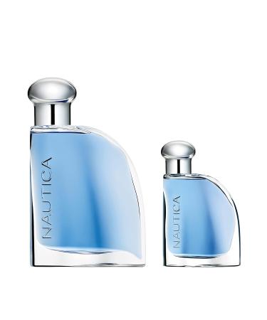 Nautica Blue Sail 2 piece Gift Set for Men - 1.6oz Eau De Toilette Spray + 0.5 oz Eau De Toilette Spray Modern 2.1 Fl Oz (Pack of 1) - Buy Online on GoSupps.com
