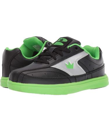 Boys Brunswick Renegade Bowling Shoes - Black/Neon Green - Size 04 (Youth) - Buy Online on GoSupps.com