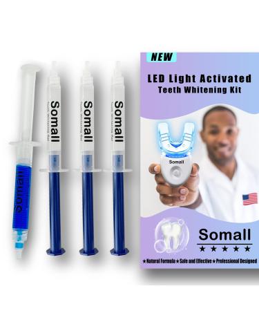 Somall Teeth Whitening Gel - 2023 Newest Anti-Sensitivity Tooth Whitening Home Kit. 35% Carbamide Peroxide and Remineralizing Desensitizing Gel.Mint Flavored. 5xwhite
