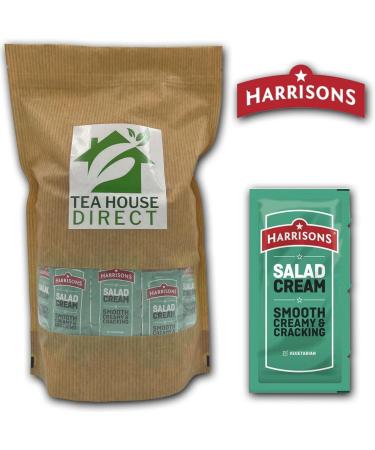 Harrisons Salad Cream Packets | Perfectly Portioned for Your Fresh Greens | 200 Sachets - Buy Online on GoSupps.com