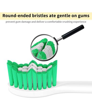 Aoremon Replacement Toothbrush Heads for Philips Sonicare E-Series HX7022/66 - 6 Pack with Hygienic Cap | Compatible with Sonicare Essence, Xtreme, Elite, Advance, and CleanCare Electric Toothbrushes - Buy Online on GoSupps.com