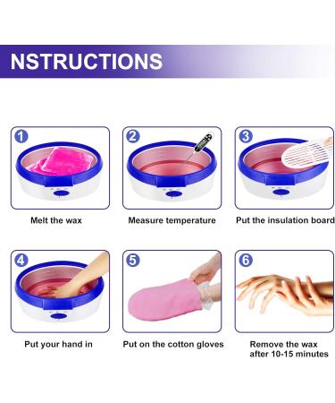 Forever Speed Paraffin Wax Bath for Hands & Feet - 265W Electric Paraffin Baths with Wax Set - Blue | International Shipping Available - Buy Online on GoSupps.com