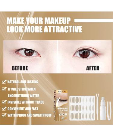 Eyelid Tape for Hooded Eyes 480 pcs Double Eyelid Stickers for Droopy & Uneven Invisible Eyelid Lift Strips Eyelid Lift Strips Lids by Design Eyelid Strips Waterproof & Sweat Resistant Eye Lift - Buy Online on GoSupps.com