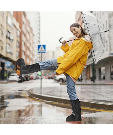 Waterproof Overshoes for Bicycles | Rain Protection Shoes for Cycling & Travel - Black - Buy Online on GoSupps.com
