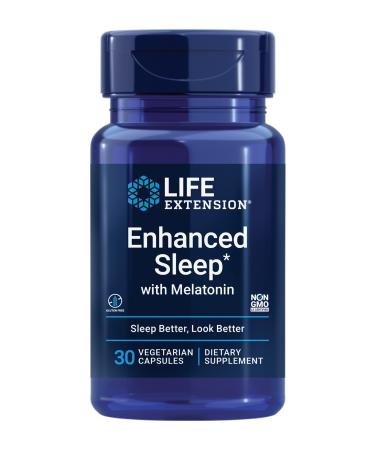 Life Extension Enhanced Sleep with Melatonin 30 Capsules