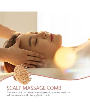 Tovinanna Wood Scalp Massager & Gua Sha Tool - Fatigue Relief Massage Device for Body and Scalp - Buy Online on GoSupps.com