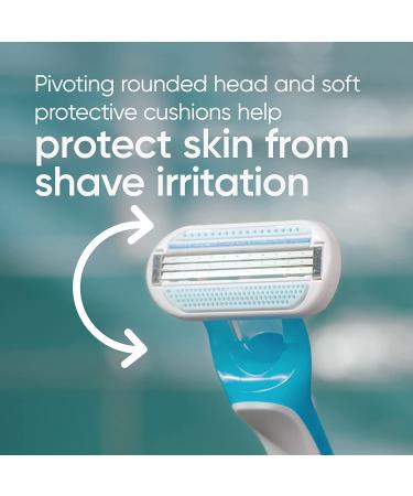 Gillette Venus Oceana Women's Disposable Razor - 3 Razors (Pack of 1) - Buy Online on GoSupps.com