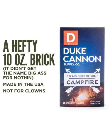 Duke Cannon Great American Frontier Men's Big Brick of Soap - Campfire 10oz - Buy Online on GoSupps.com