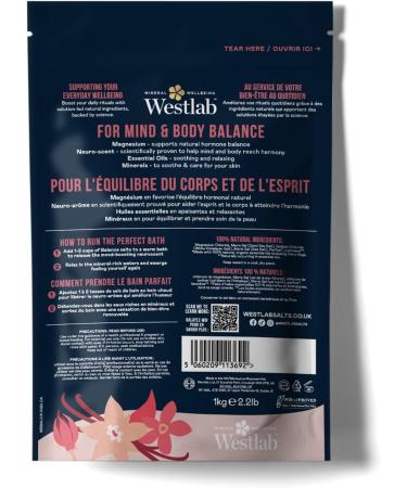 Westlab Bath Salt - Balance 1kg - Buy Online on GoSupps.com