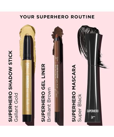 IT Cosmetics Superhero No-Tug Waterproof Eyeshadow Stick - Gallant Gold - 0.05 oz - Buy Online on GoSupps.com