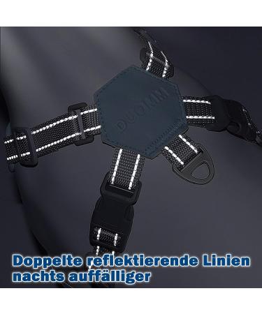 Buy No-Pull Dog Harness for Small Dogs - Reflective Soft & Safe with Leash | Anti-Pull Breast Dishes - Blue - Buy Online on GoSupps.com