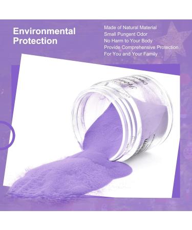 28g/Box Purple Dipping Powder - No Lamp Cure, Gel-Like Nails, Natural Dry - Nail Salon Quality - HJ-ND064B-No.56 - Buy Online on GoSupps.com