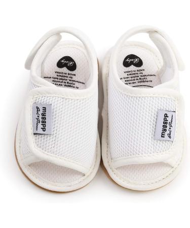 RVROVIC Baby Sandals | Soft Sole Summer Infant Shoes | 6-12 Months | White - Buy Online on GoSupps.com