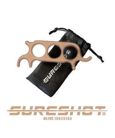 Sure Shot 3-Finger Billiard Mechanical Bridge for Billiards, Hand Held Pool Bridge, Billiards Pool Cue Accessory, The First Ever Handheld Snooker Accessory That Perfects Every Shot! Rose Gold