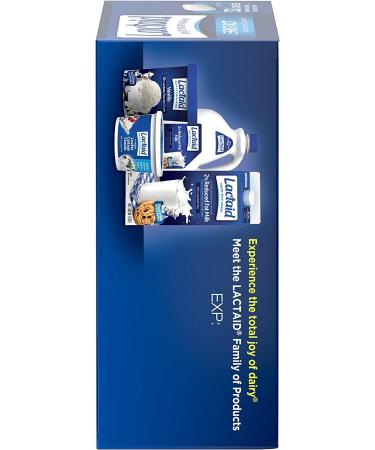 Lactaid Fast Act Lactose Intolerance Relief Caplets - 32 Travel Packs of 1-ct | Lactase Enzyme for Fast Relief - Buy Online on GoSupps.com