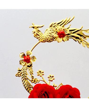 Personalised Cake Toppers Cake Decorations Cake Toppers for Women Chinese Style Cake Decorations Elegant Party Dessert Decoration Supplies Love Gift Gold Gd - Buy Online on GoSupps.com