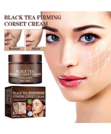 VivaBloom Black Tea Firming Face Cream 1.6 Fl Oz Hydrating Anti-Aging Moisturizer with Fermented Tea & Peptides - Pore Minimizing Skin Tightening Nutrient-Rich Formula - Buy Online on GoSupps.com