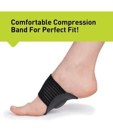 PROFOOT Strutz Plantar Fasciitis Relief Arch Support - Shock-Absorbing Gel Pad - Non-Slip Sole - 1 Pair - Buy Online on GoSupps.com