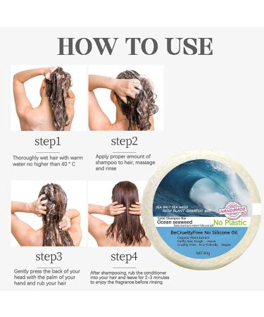  G n rique Hair Soap | 60g Natural Solid Shampoo Clarifying & Conditioner Bar Soap For Oily and Sensitive Scalp Care Gentle Repair For Men - Buy Online on GoSupps.com