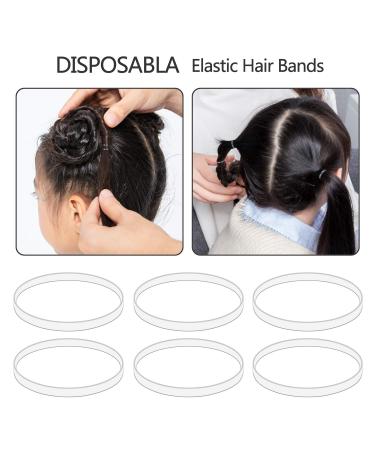 2000 Transparent Elastic Hair Ties - Durable Rubber Bands for Kids & Women | cwokwewei Hair Accessories in Box - Buy Online on GoSupps.com