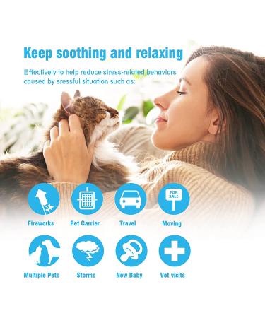 Kaspiu Calming Collar for Cats - 3 Pack Pheromone Calm Anxiety Relief for Kittens - Stress and Anxiety Relief - Breakaway Design - Gray - Buy Online on GoSupps.com
