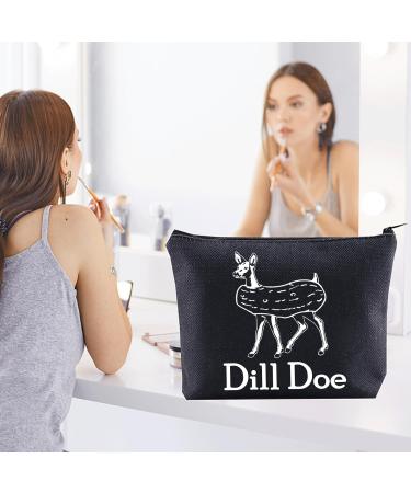 CENWA Funny Dill Pickle Gift Dill Doe Humor Deer Cucumber Cosmetic Bag Humorous Deer Gift Dill Doe - Buy Online on GoSupps.com