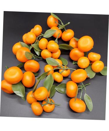 Zerodeko 3pcs Simulation Sugar Orange Plastic Fruit Decor Orange Model House Decorations for Home Artificial Orange Home D cor Playhouse Toy Photo Prop Household Showcase Foam - Buy Online on GoSupps.com
