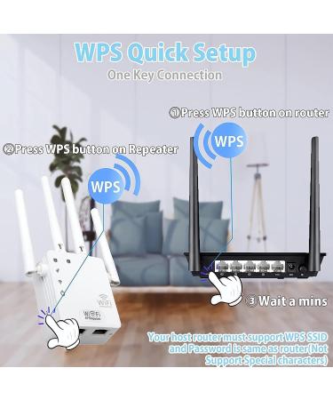 Buy GUB Bed 2024 WLAN Amplifier | Dual Band 1200Mbit/s WiFi Repeater & Booster - Supports WPS Compatible with All Devices - Fast International Shipping - Buy Online on GoSupps.com
