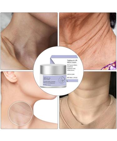 Neck Firming Cream Tighten & Lift Firming Neck Cream Tightening Lifting Sagging Skin Tighten and Lift Neck Cream for Crepey Skin Skin Care Moisturizer Face Cream-50ml/1.7 oz 50G*2 - Buy Online on GoSupps.com
