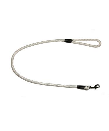 Leash - rope leash with hand loop Basic 10mm 27 colours 7 lengths (1.00 m white) 1.00 m white