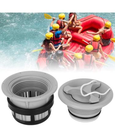 3Pcs Boat Air Valve Replacement Kit with Filter Mesh - Gray PVC Spiral Air Plug for Inflatable Boat Kayak - Buy Online on GoSupps.com