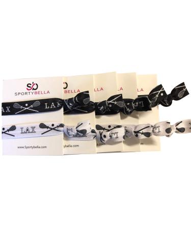 Lacrosse Hair Accessories 5 Pack Lacrosse Hair Ties For Girls Lax Party Favors and Gifts for Lacrosse Players - Buy Online on GoSupps.com