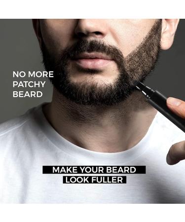 Natural Beard Filler Pencil Set - Long-Lasting Waterproof & Fashionable Beard Styling Tool for Perfect Hair & Eyebrow Definition - Buy Online on GoSupps.com