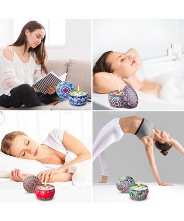 Deluxe 6-Pack Scented Candles Gift Set | Natural Soy Aromatherapy Candles for Home Yoga & Relaxation | Perfect Birthday Gifts for Women - Buy Online on GoSupps.com