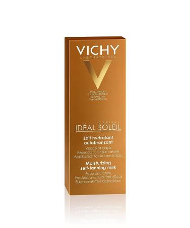 Vichy Capital Soleil Moisturizing Self Tanner Milk 3.38 Fl Oz - Face & Body Sunless Tanning Lotion, Paraben Free - Buy Online on GoSupps.com