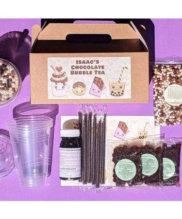 Personalised Chocolate Bubble Tea Kit - Buy Online on GoSupps.com