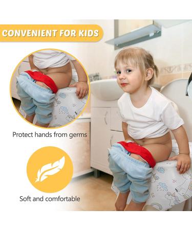 40 Pcs Extra Large Disposable Toilet Seat Covers for Kids - Unicorn Style | Individually Wrapped Potty Training Liners for Travel - Buy Online on GoSupps.com
