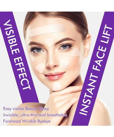 VERYCOZY Forehead Wrinkle Patches - 100 PCS Face Tape for Smooth Fine Lines & Wrinkles | Invisible Silicone Patches for Overnight Reduction on Forehead, Eyes, Around Mouth & Upper Lip - Buy Online on GoSupps.com
