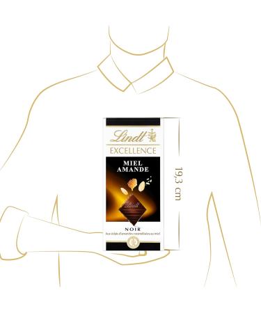 Lindt - EXCELLENCE Honey Almond Tablet - Dark Chocolate - 100g - Buy Online on GoSupps.com